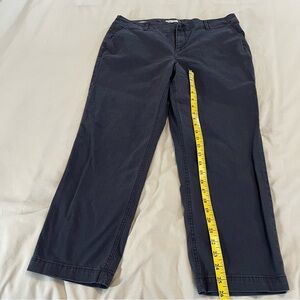 LOFT Gray Blue Trousers Timeless Elegance